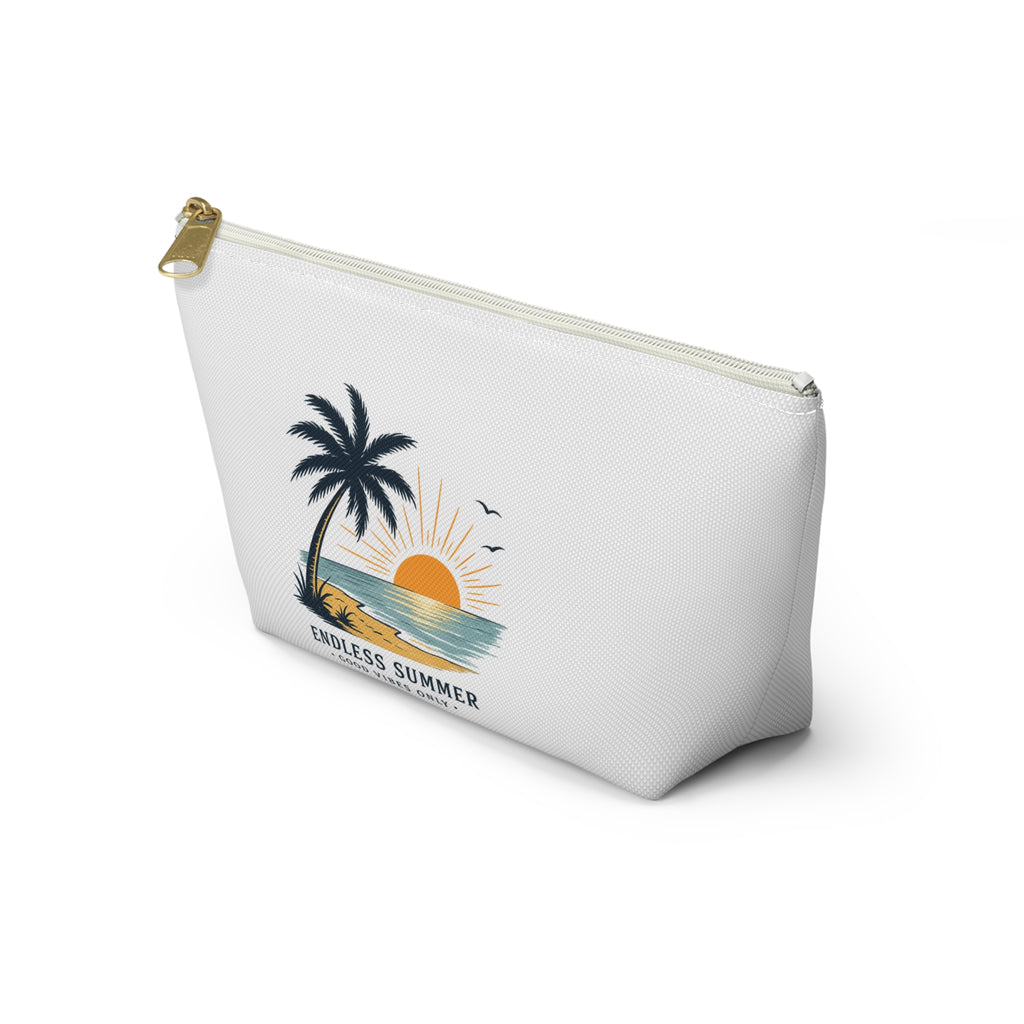 Accessory Pouch — Endless Summer Palm Tree Sunset Makeup Bag
