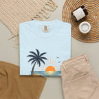 Endless Summer Beach T-Shirt — Sunset Palm Island Graphic Tee