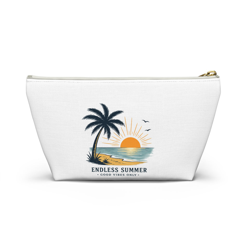 Accessory Pouch — Endless Summer Palm Tree Sunset Makeup Bag
