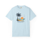 Endless Summer Beach T-Shirt — Sunset Palm Island Graphic Tee