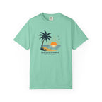 Endless Summer Beach T-Shirt — Sunset Palm Island Graphic Tee