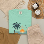 Endless Summer Beach T-Shirt — Sunset Palm Island Graphic Tee