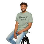 Believe in Yourself T-Shirt — Inspirational Graphic Tee with Hearts