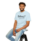 Believe in Yourself T-Shirt — Inspirational Graphic Tee with Hearts