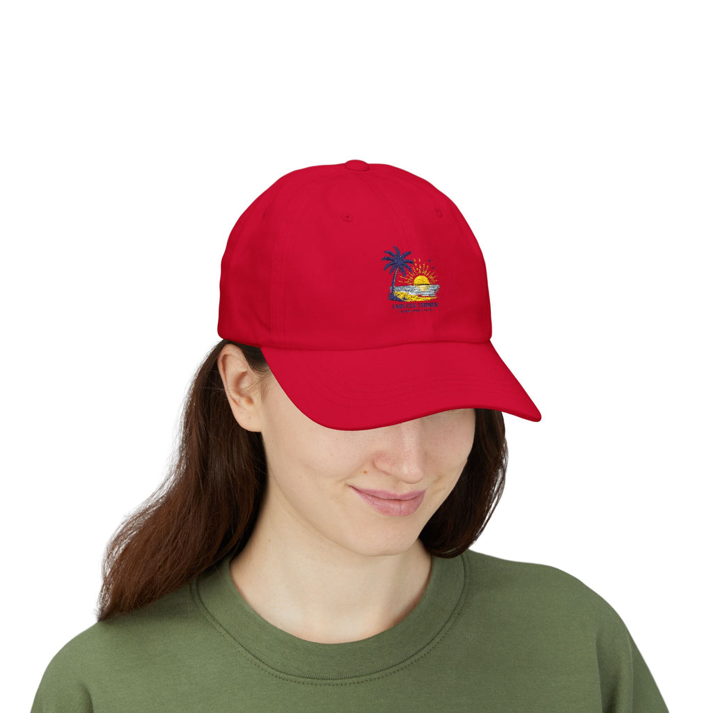 Dad Cap — 'Endless Summer' Palm Tree Beach Embroidered Hat